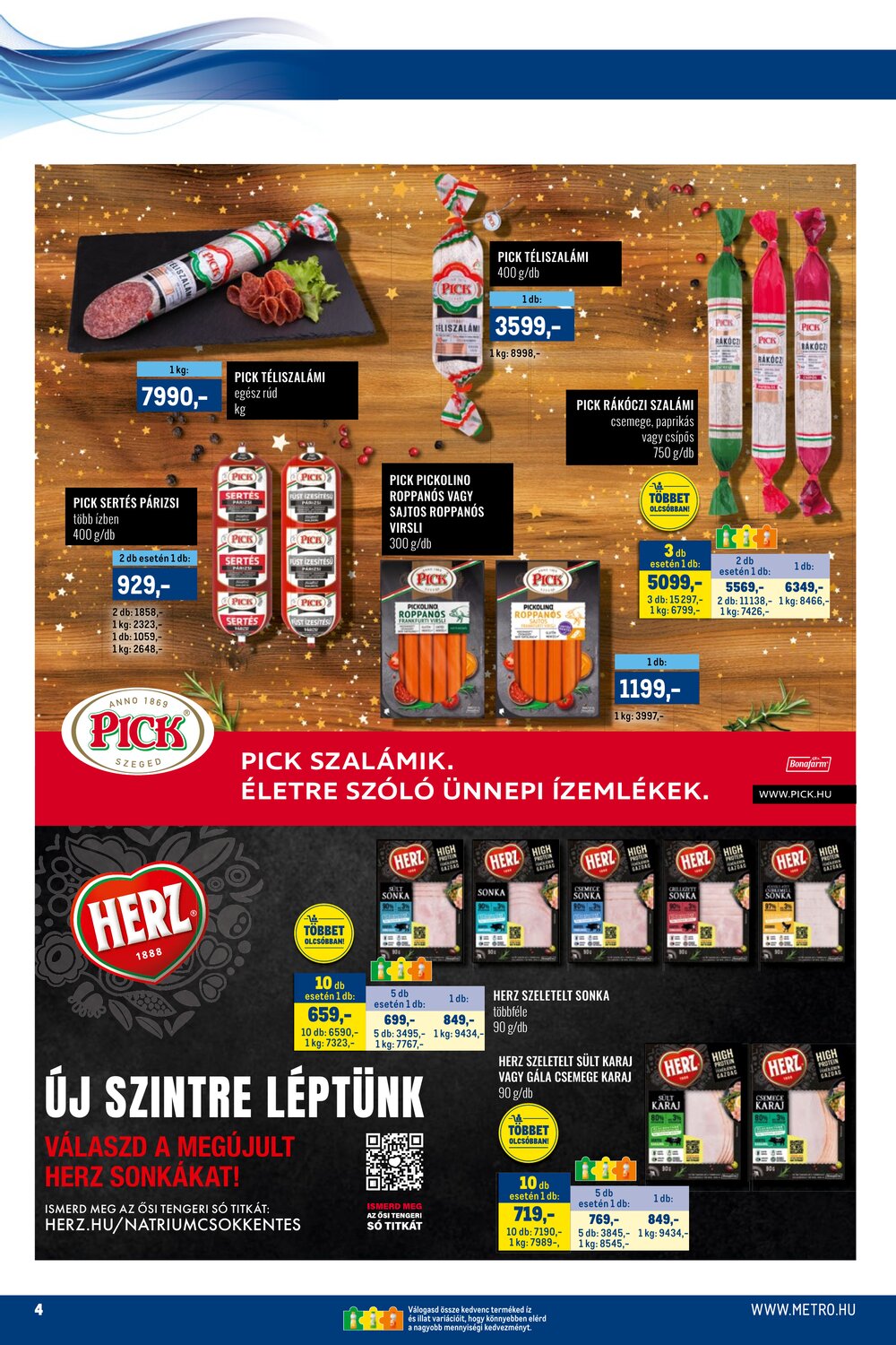 METRO akciós újság 2025.12.01-től - 4. oldal.