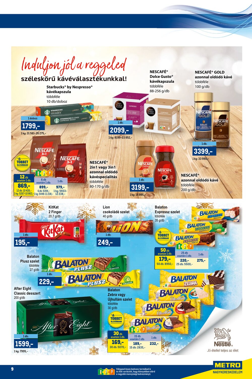 METRO akciós újság 2025.12.01-től - 9. oldal.