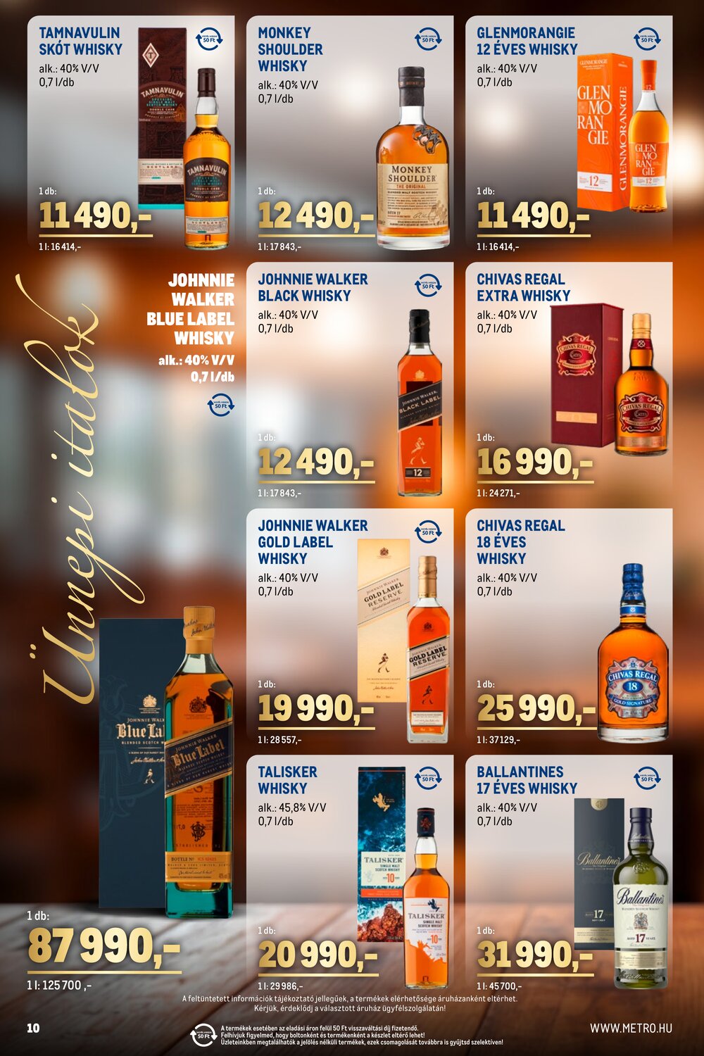 METRO akciós újság 2025.12.01-től - 10. oldal.