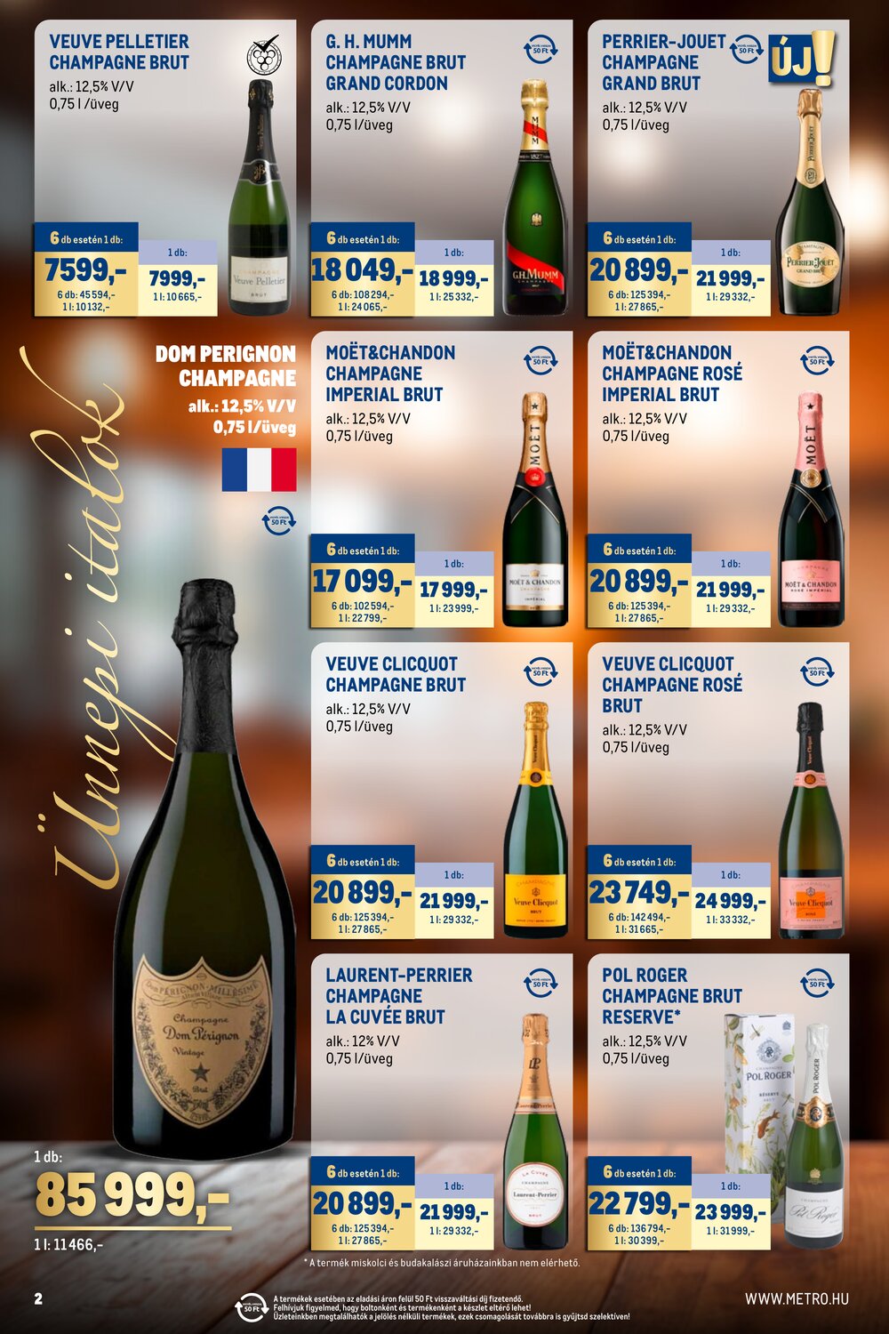 METRO akciós újság 2025.12.01-től - 2. oldal.