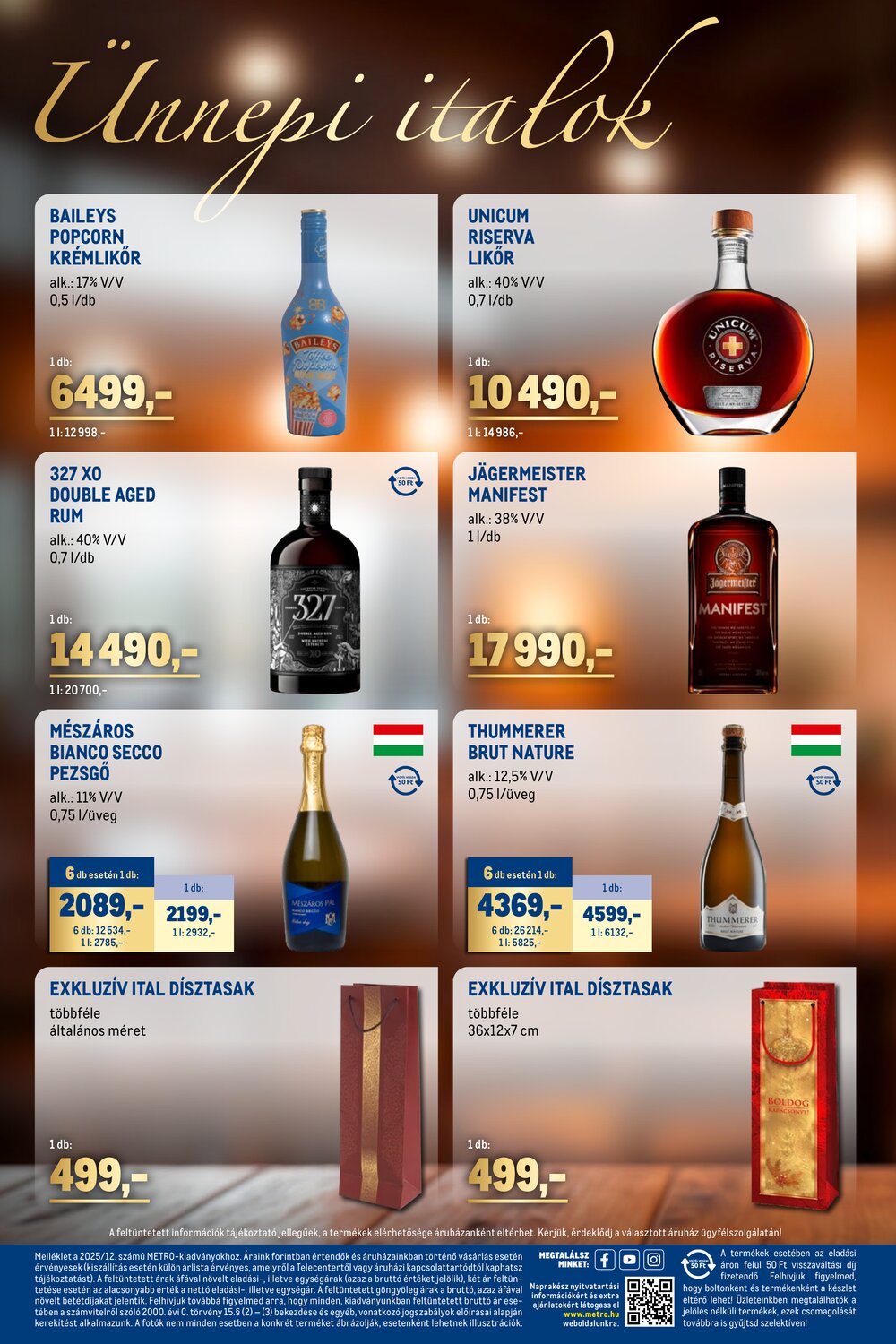 METRO akciós újság 2025.12.01-től - 22. oldal.