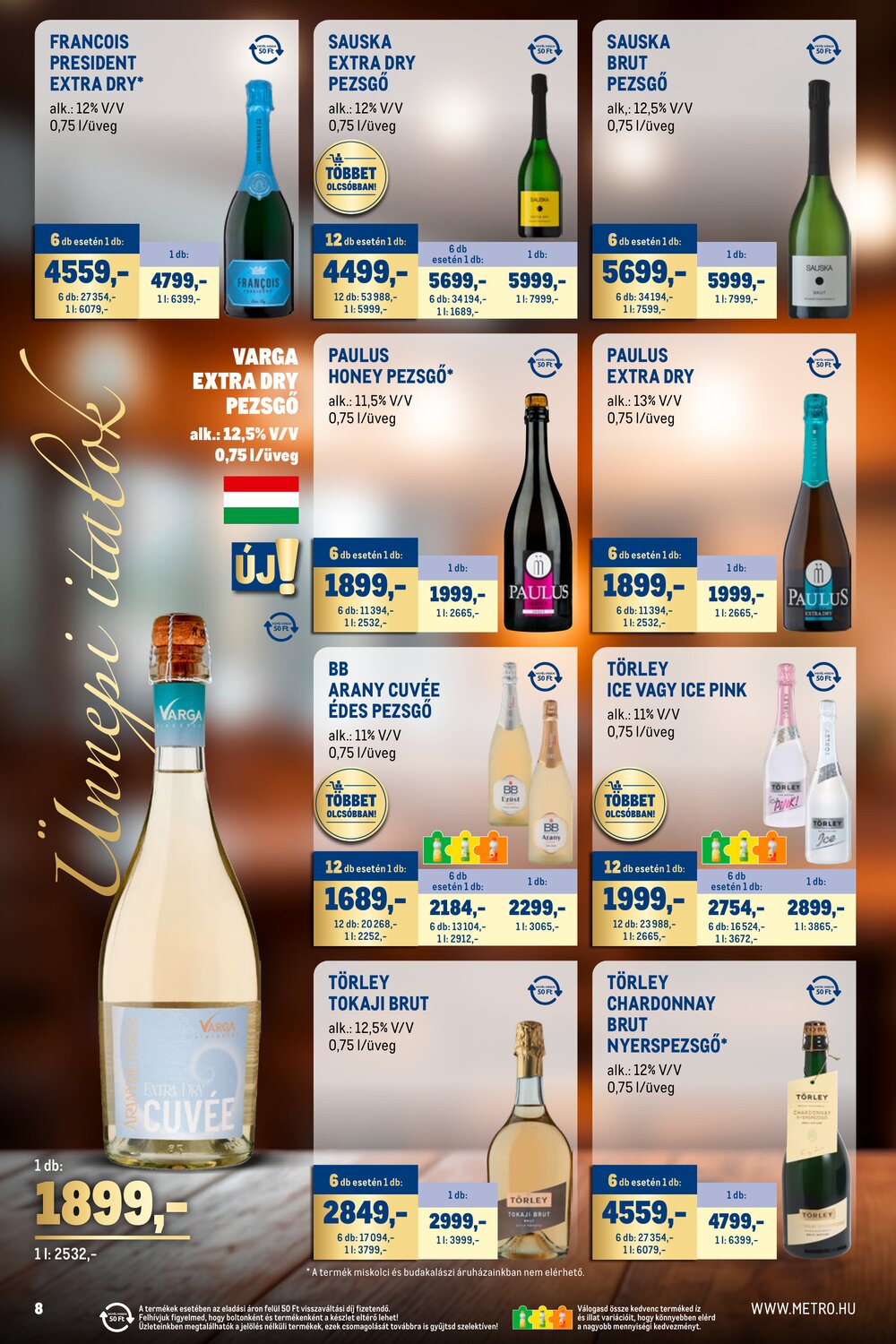 METRO akciós újság 2025.12.01-től - 8. oldal.