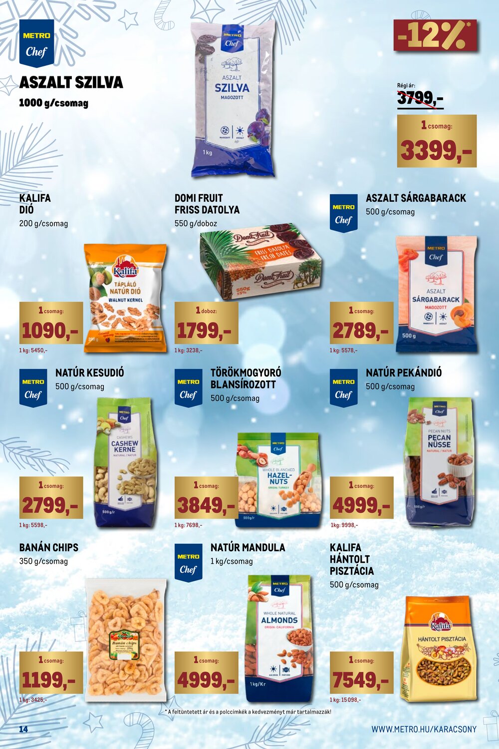 METRO akciós újság 2025.12.01-től - 14. oldal.