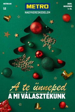 METRO akciós újság 2025.12.01-től