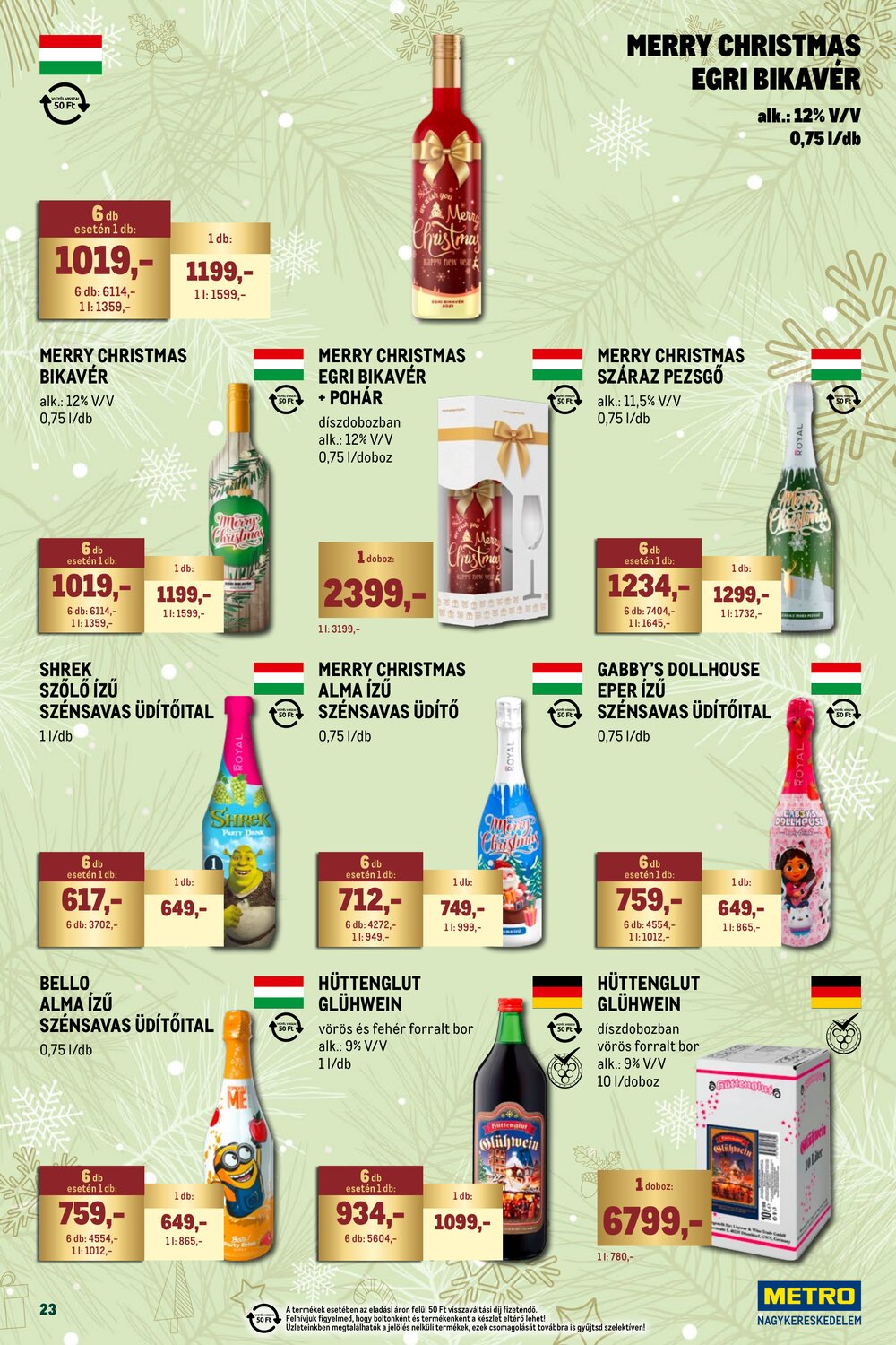 METRO akciós újság 2025.12.01-től - 23. oldal.