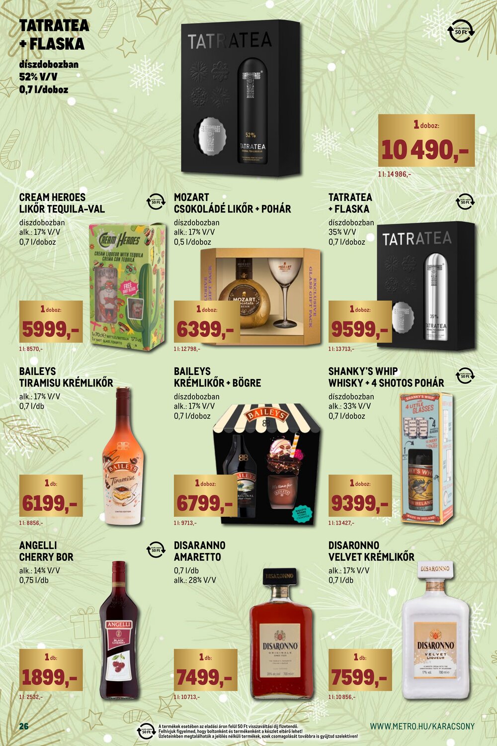 METRO akciós újság 2025.12.01-től - 26. oldal.