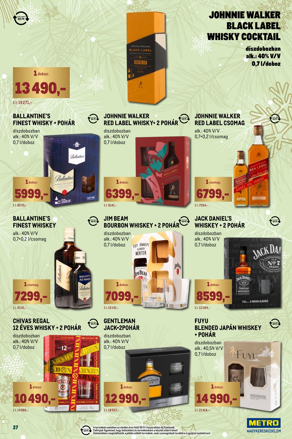 METRO akciós újság 2025.12.01-től - 27. oldal.