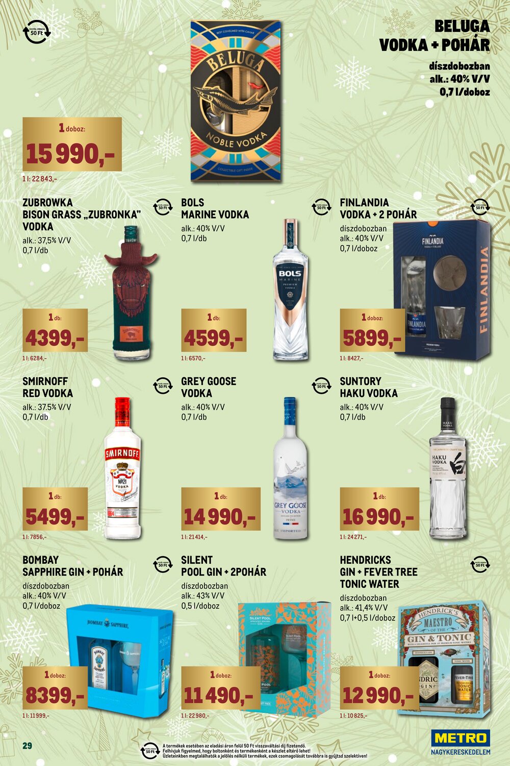 METRO akciós újság 2025.12.01-től - 29. oldal.