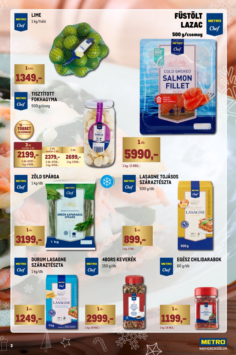 METRO akciós újság 2025.12.01-től - 3. oldal.