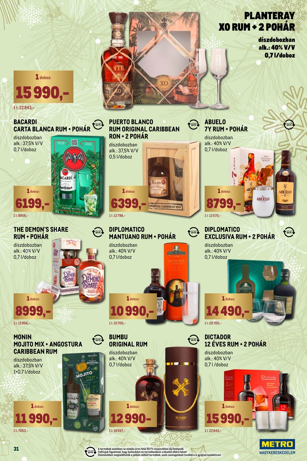 METRO akciós újság 2025.12.01-től - 31. oldal.