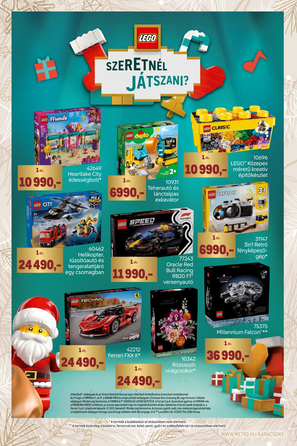 METRO akciós újság 2025.12.01-től - 32. oldal.