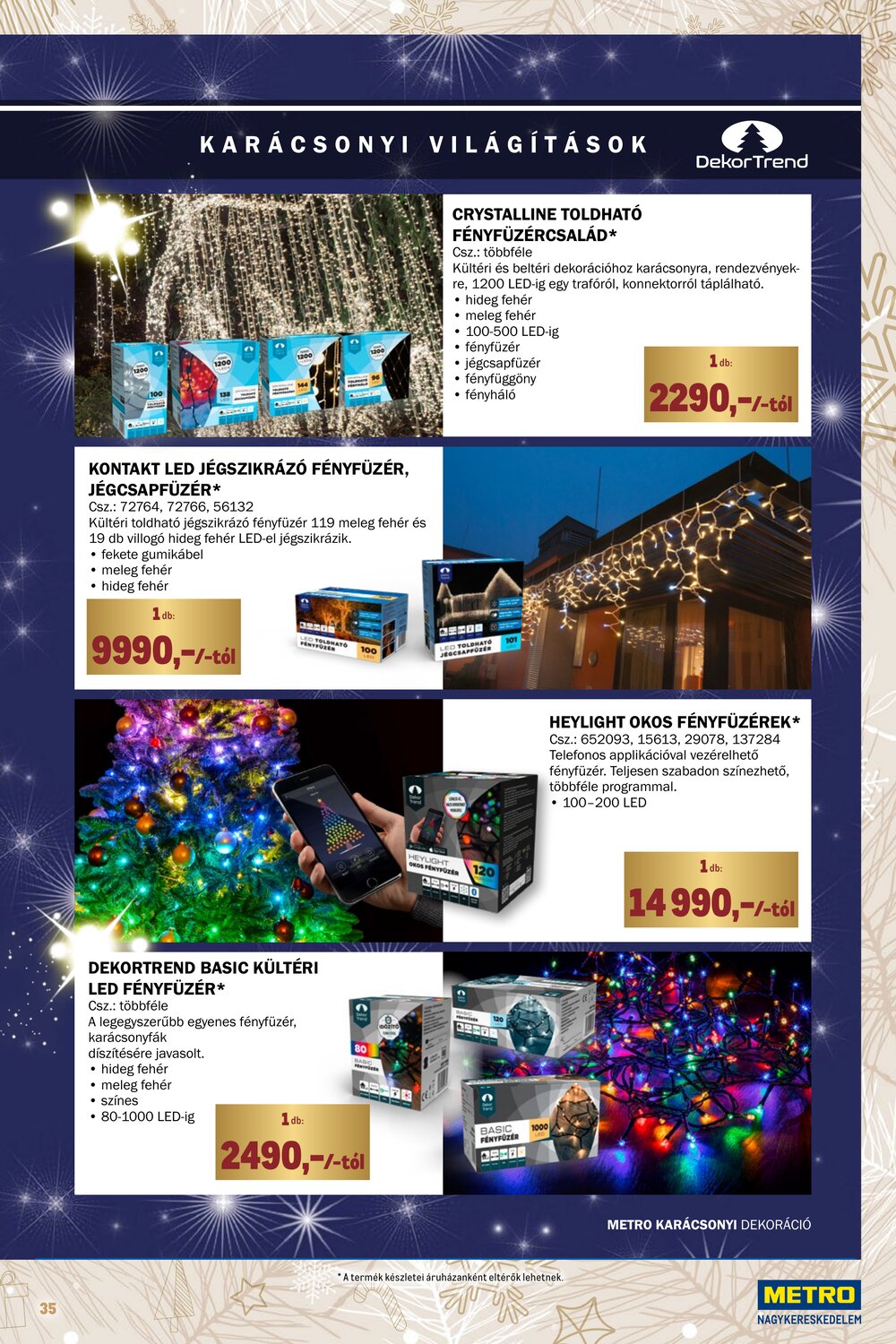 METRO akciós újság 2025.12.01-től - 35. oldal.