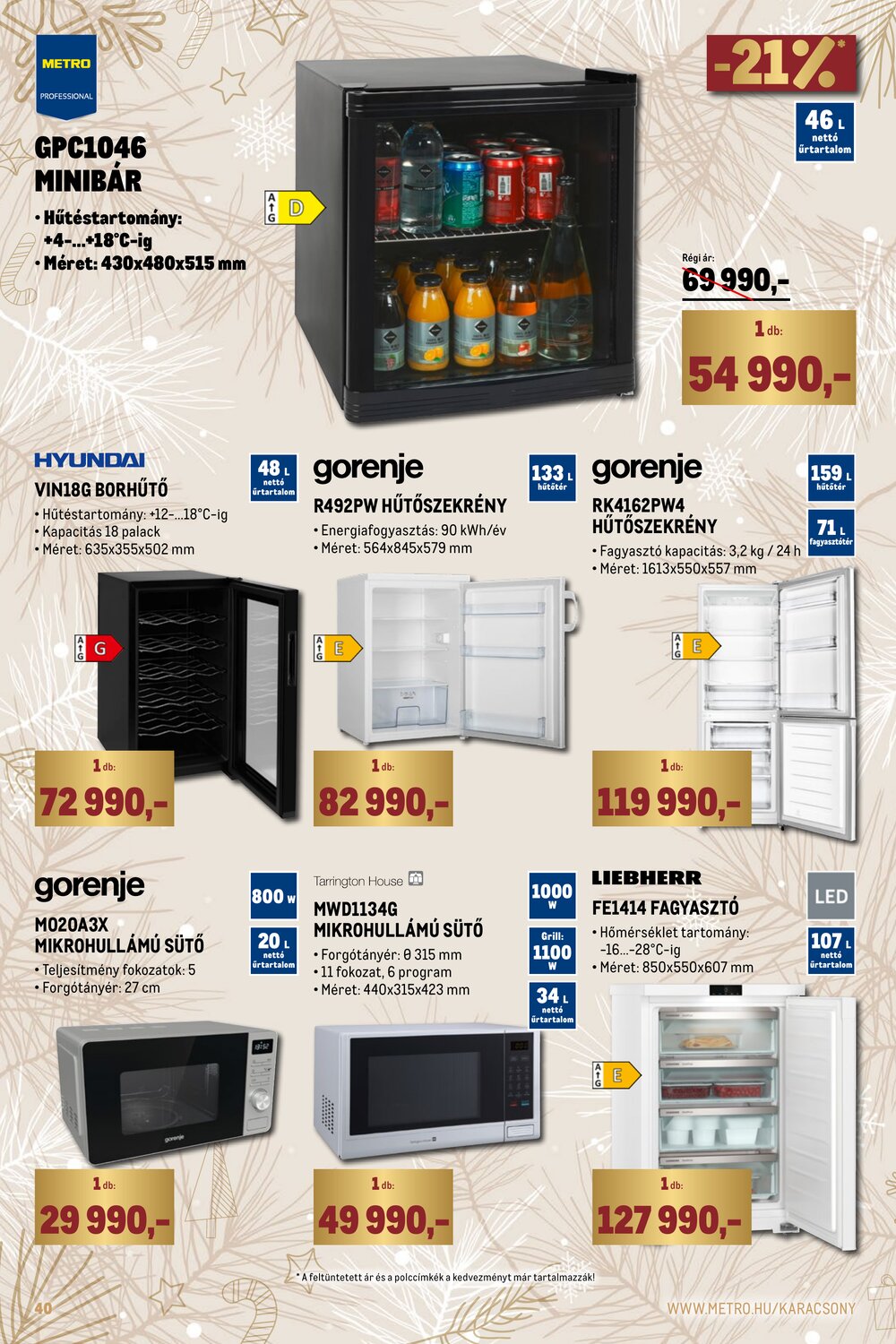 METRO akciós újság 2025.12.01-től - 40. oldal.