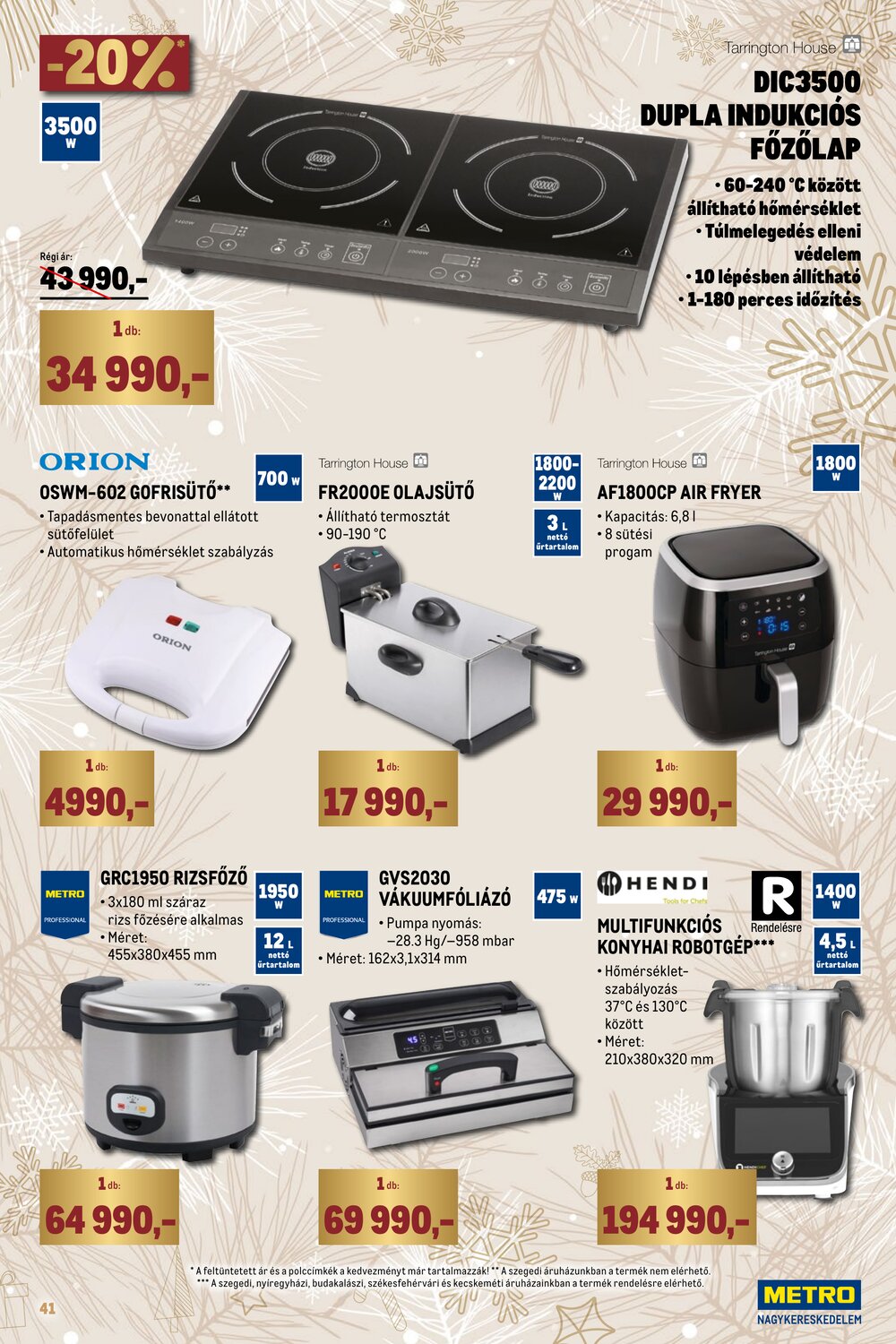 METRO akciós újság 2025.12.01-től - 41. oldal.