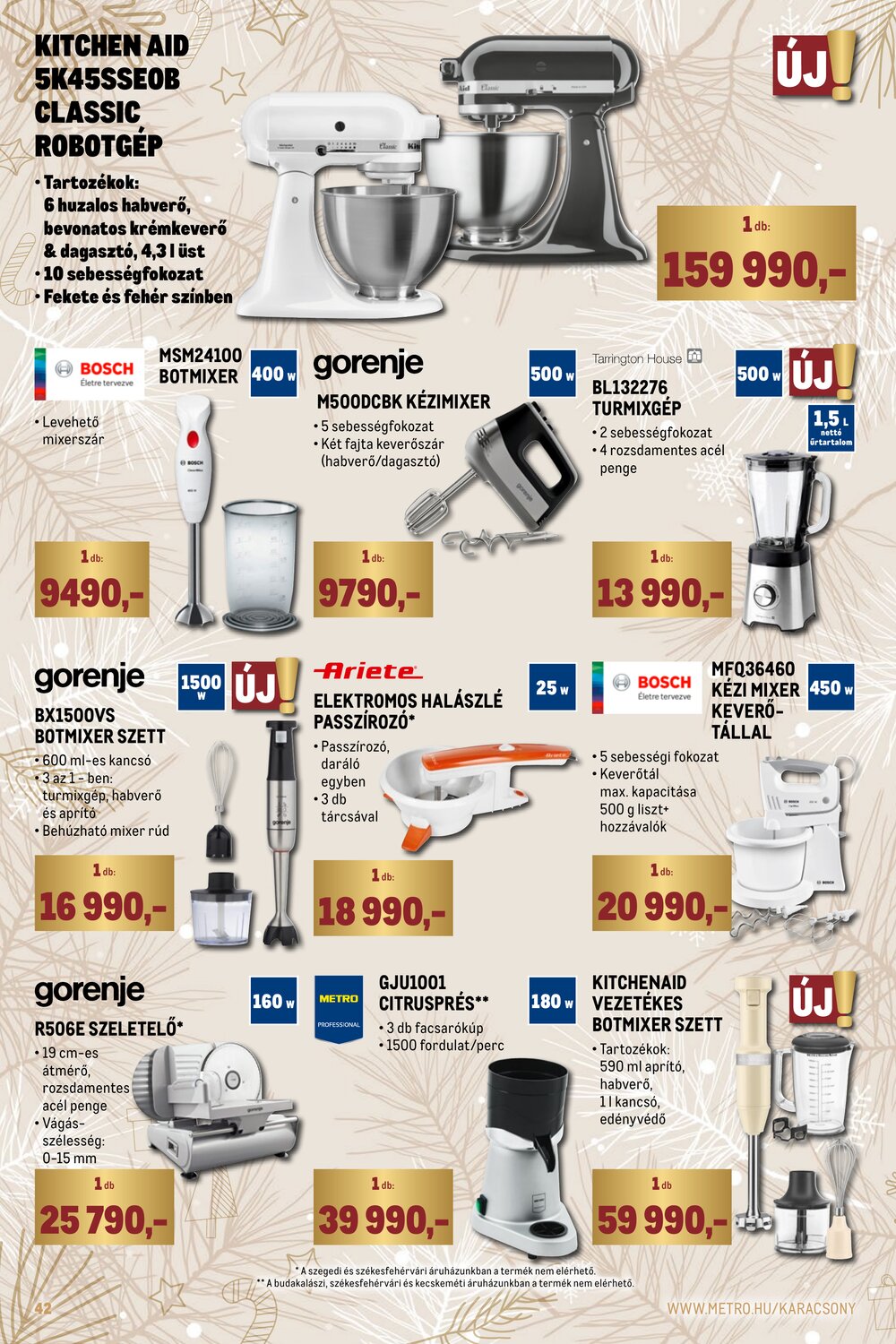 METRO akciós újság 2025.12.01-től - 42. oldal.