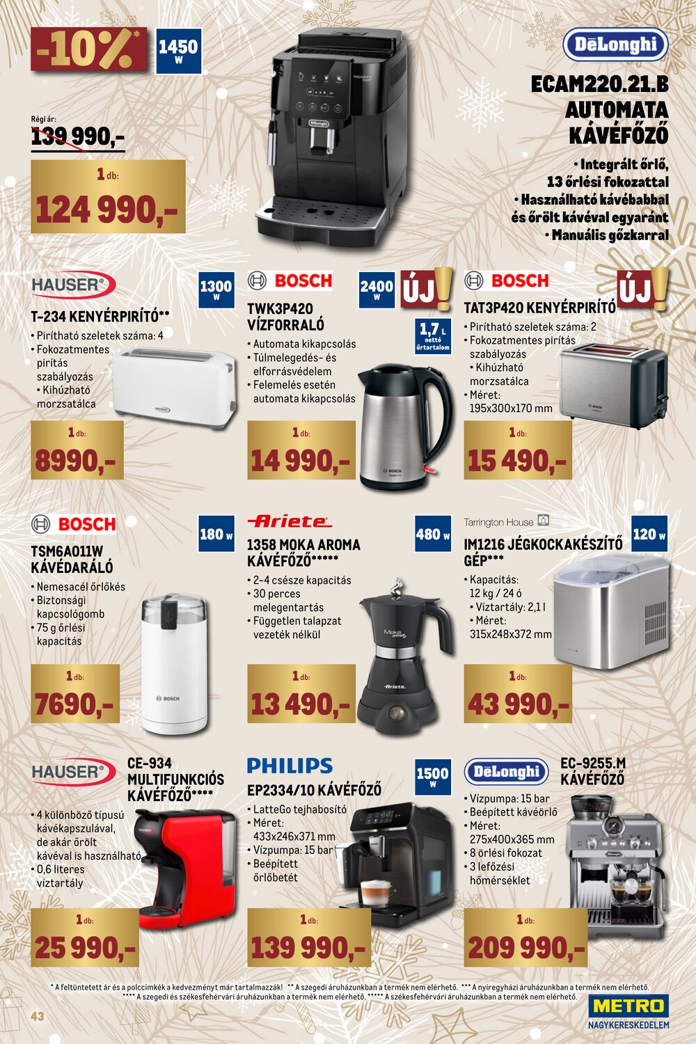 METRO akciós újság 2025.12.01-től - 43. oldal.