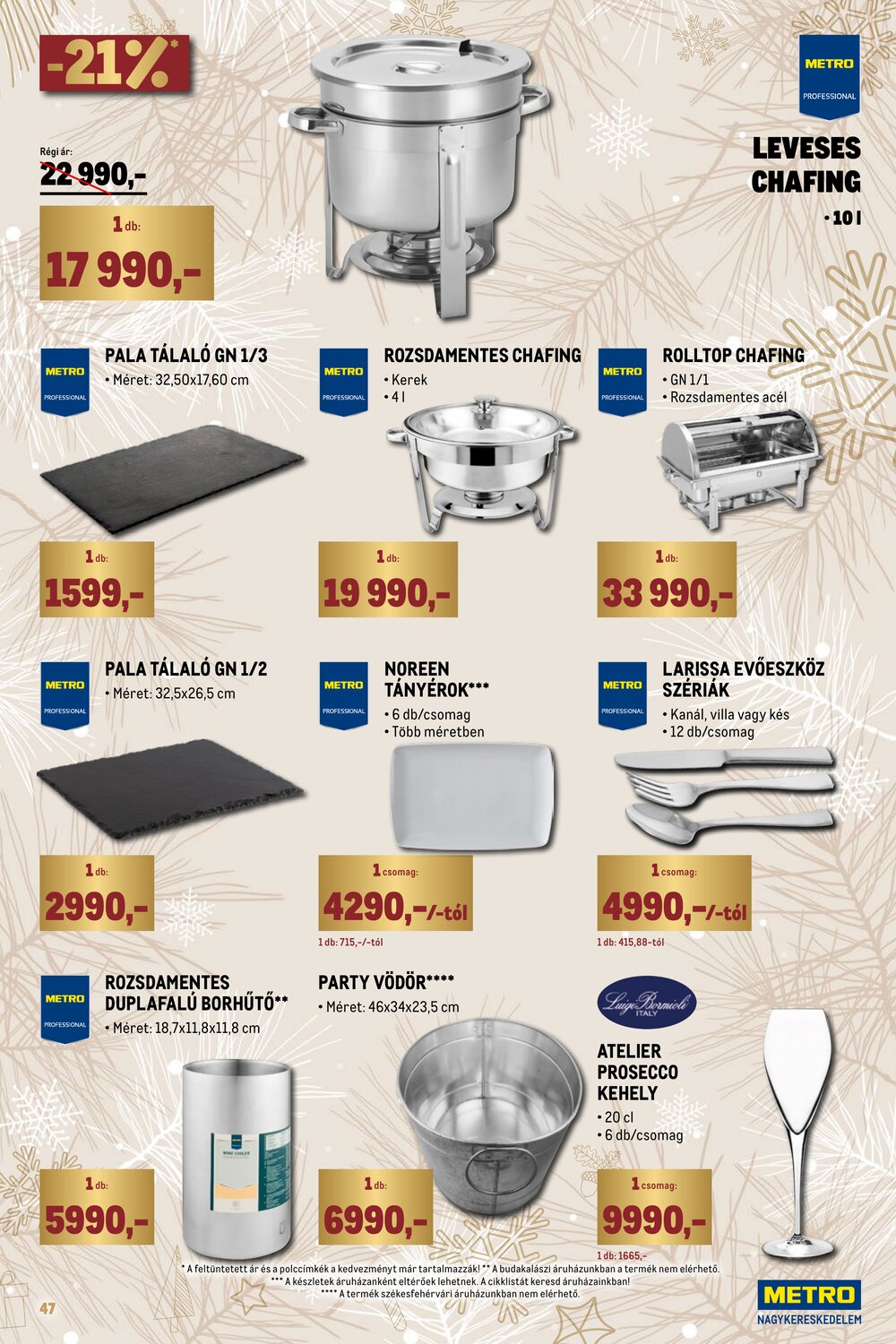 METRO akciós újság 2025.12.01-től - 47. oldal.