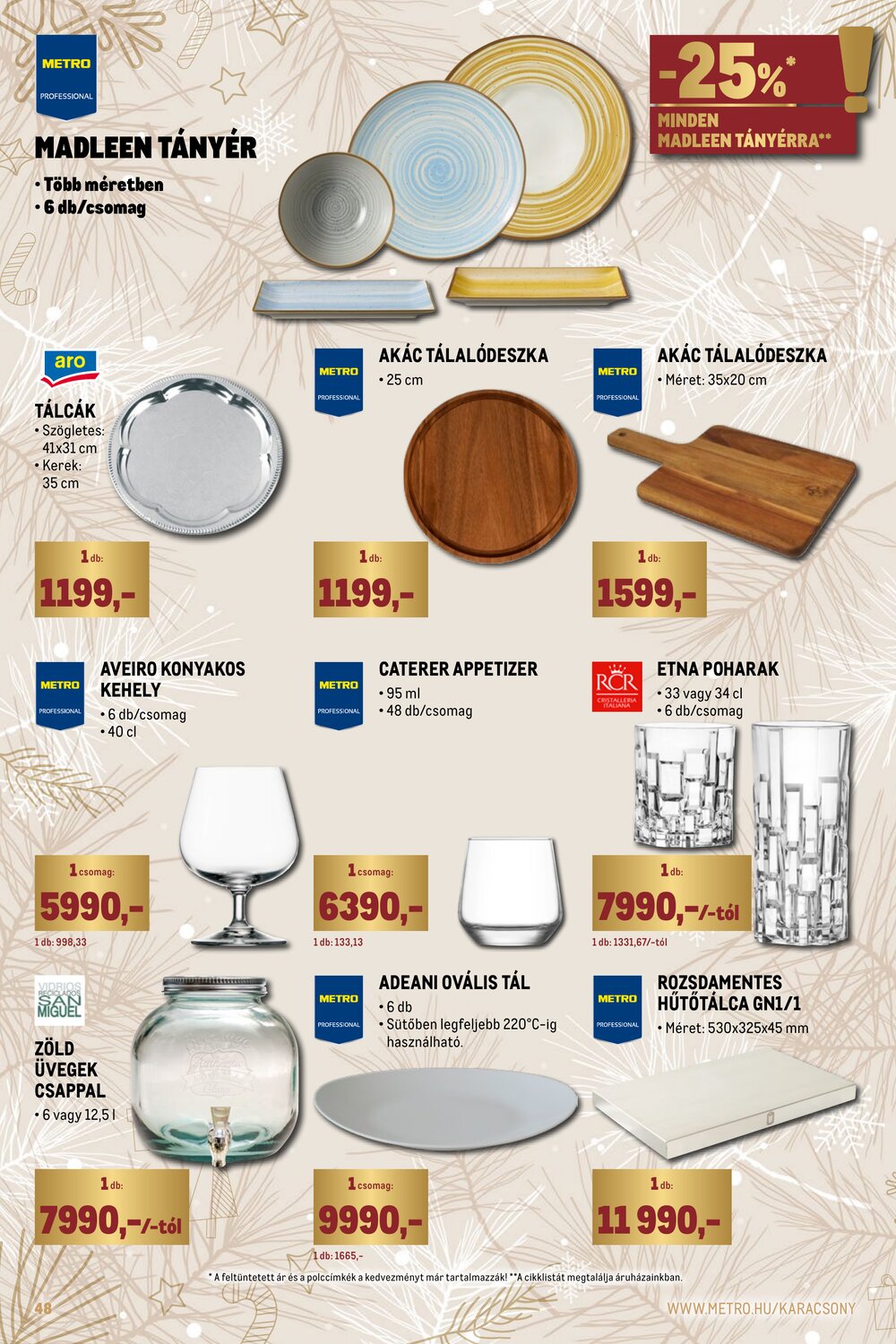 METRO akciós újság 2025.12.01-től - 48. oldal.
