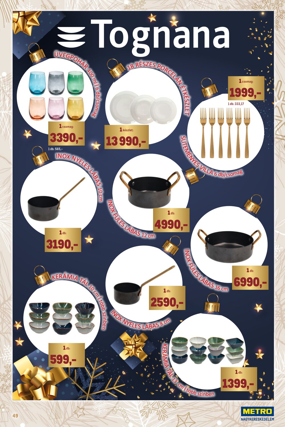 METRO akciós újság 2025.12.01-től - 49. oldal.