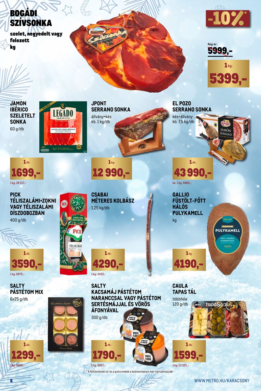 METRO akciós újság 2025.12.01-től - 8. oldal.