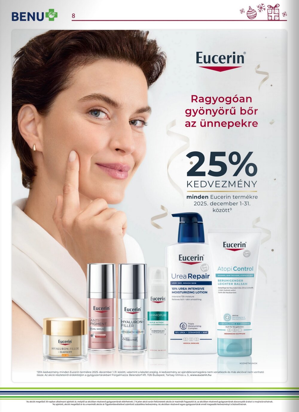 BENU Gyógyszertárak akciós újság 2025.12.01-től - 8. oldal.
