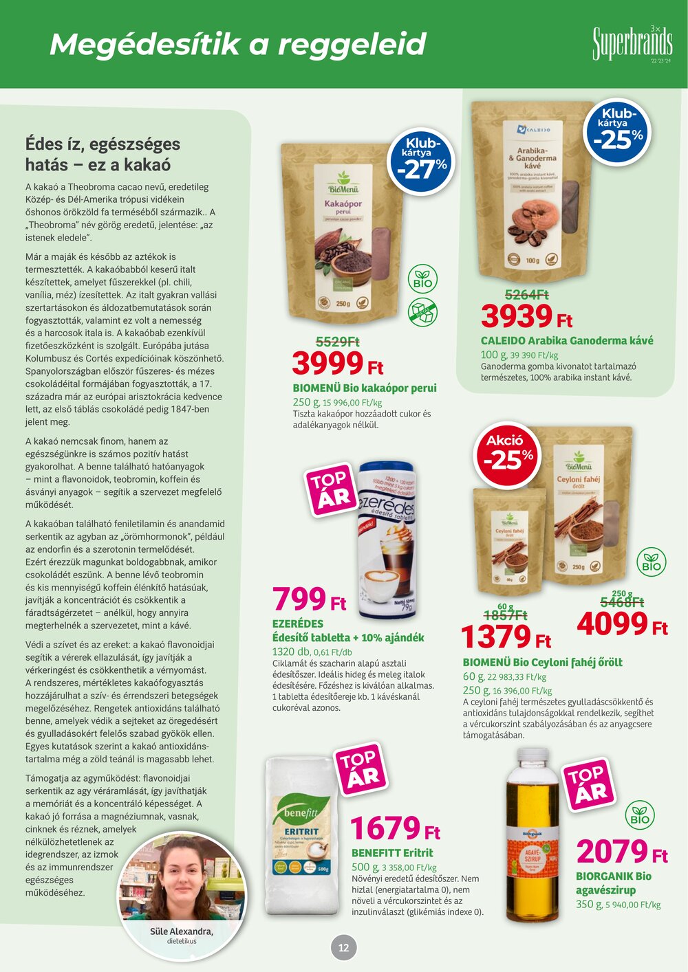 Herbaház akciós újság 2025.12.01-től - 12. oldal.