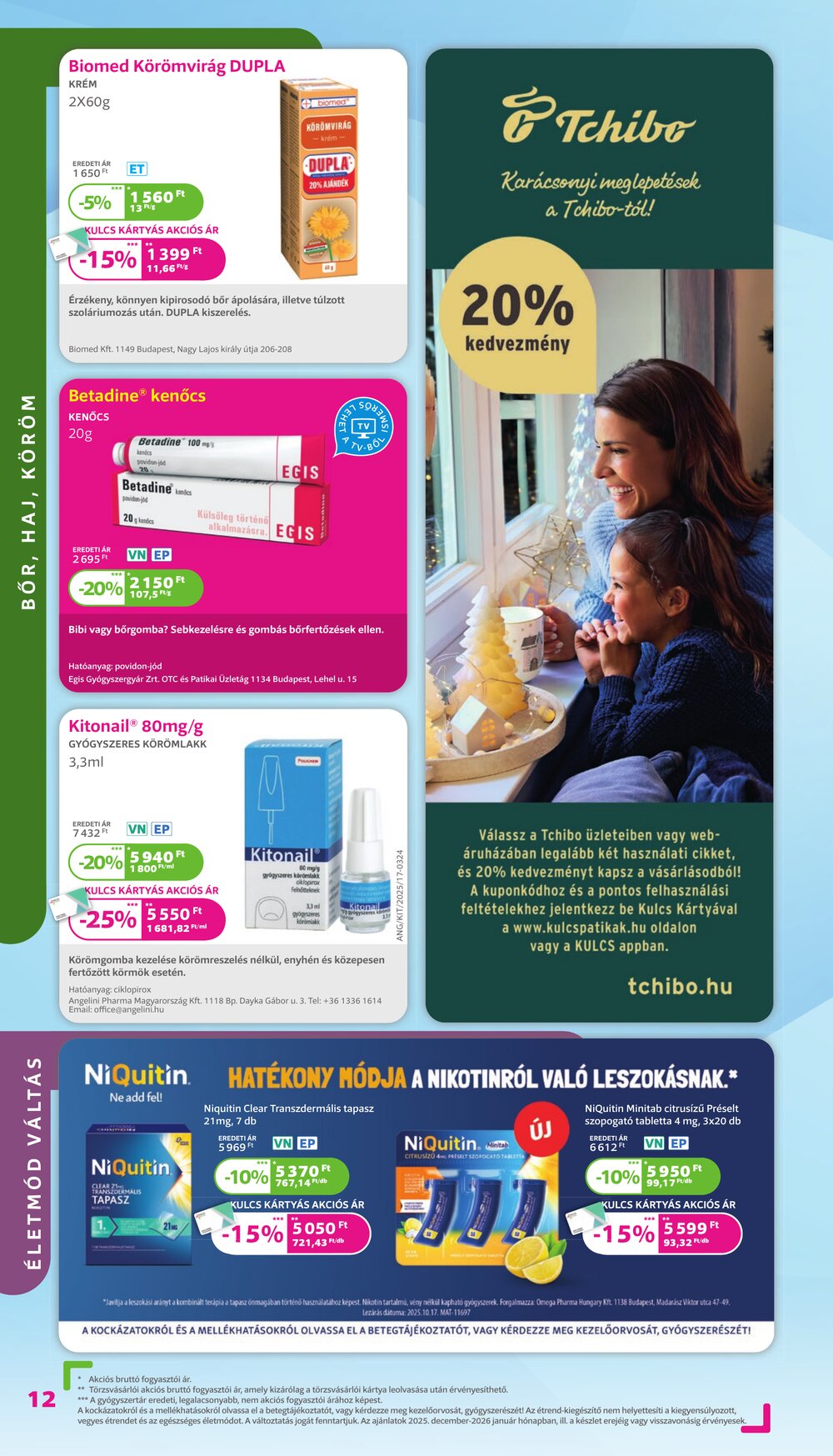 Kulcs Patika akciós újság 2025.12.01-től - 12. oldal.