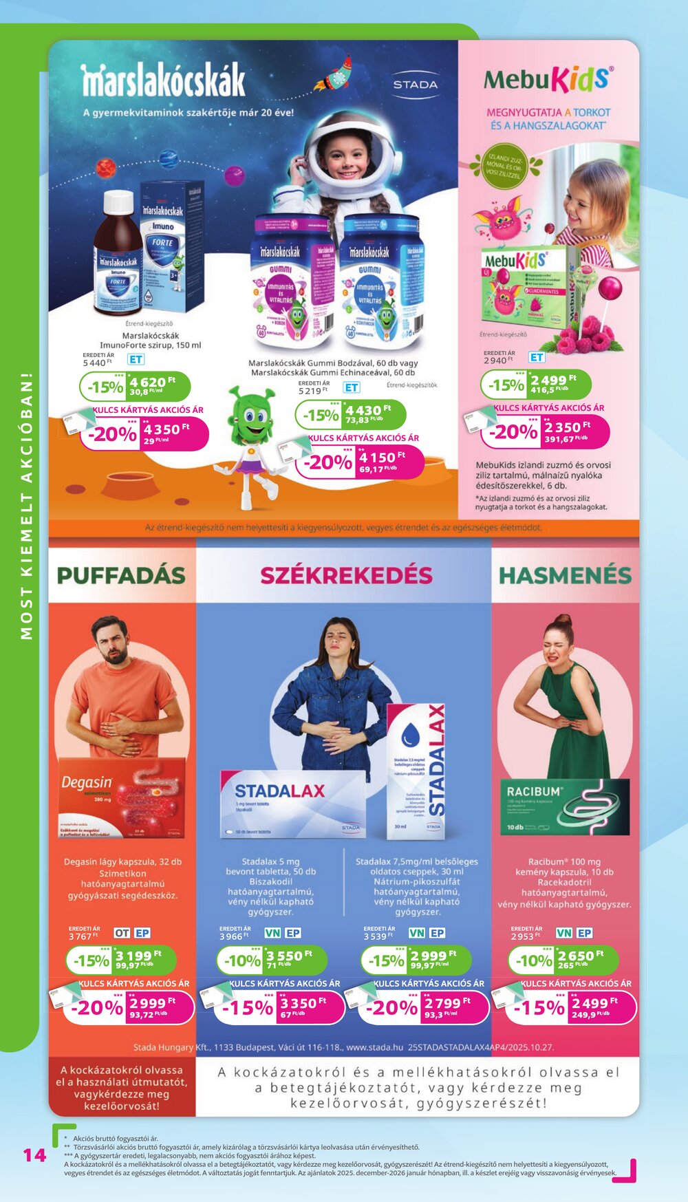 Kulcs Patika akciós újság 2025.12.01-től - 14. oldal.
