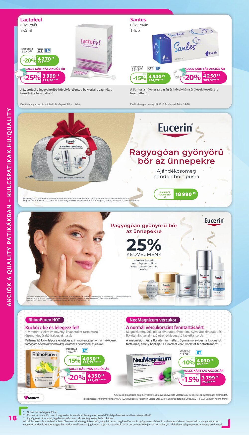 Kulcs Patika akciós újság 2025.12.01-től - 18. oldal.