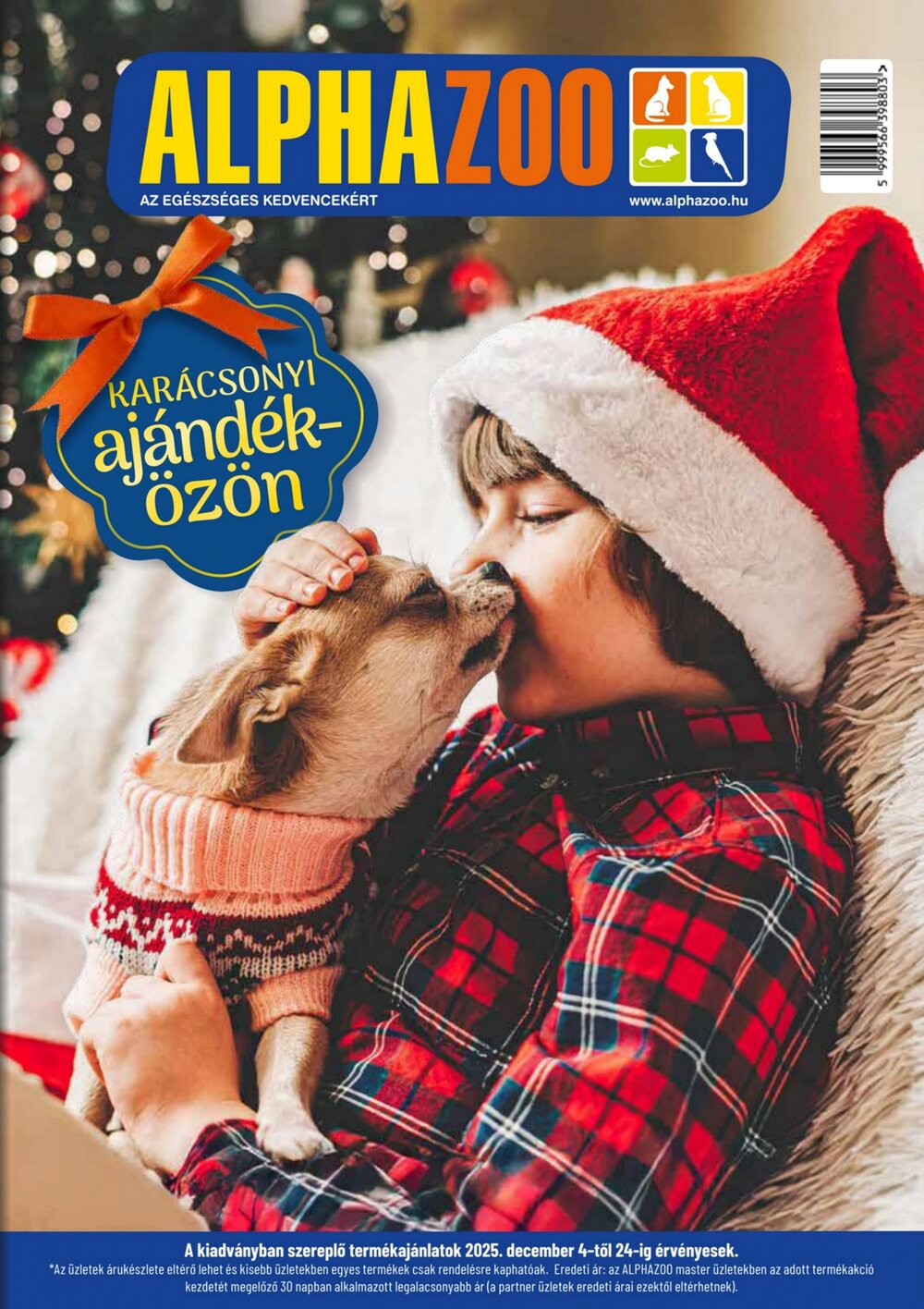 AlphaZoo akciós újság 2025.12.01-től - 1. oldal.