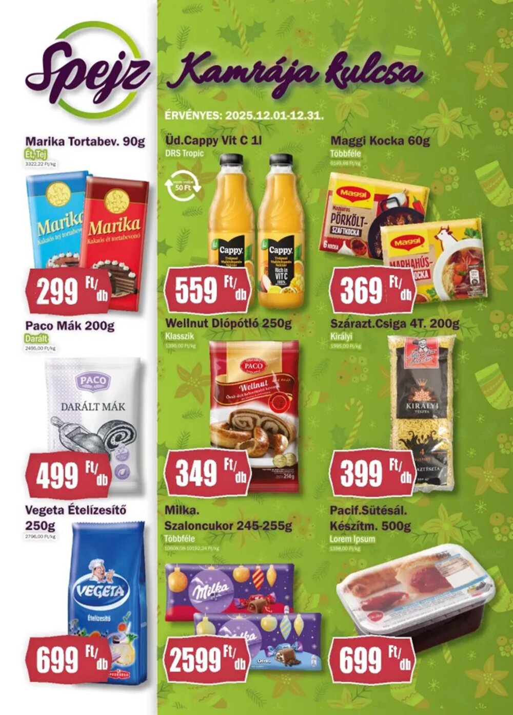 Full Diszkont akciós újság 2025.12.01-től - 1. oldal.