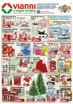 Vianni drogéria akciós újság 2025.12.03-tól