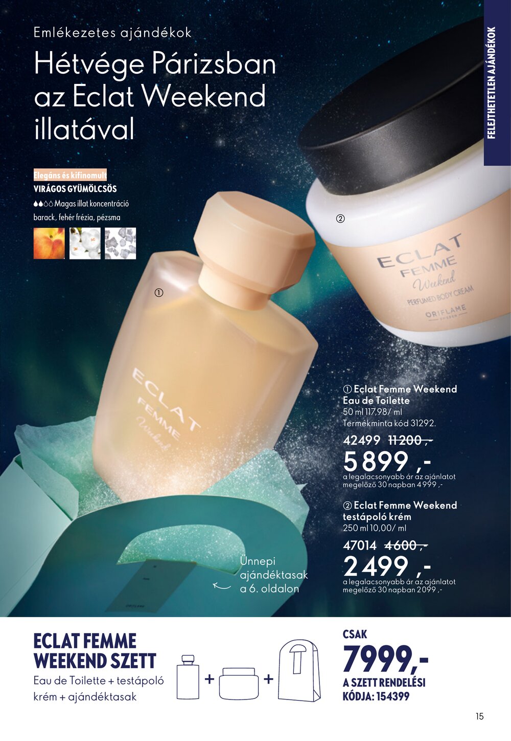 Oriflame akciós újság 2025.12.03-tól - 15. oldal.
