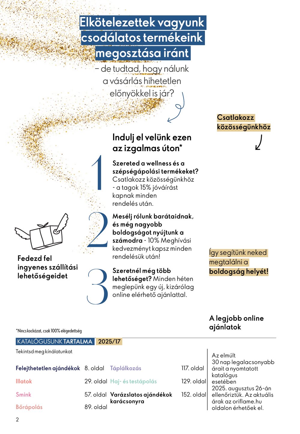 Oriflame akciós újság 2025.12.03-tól - 2. oldal.