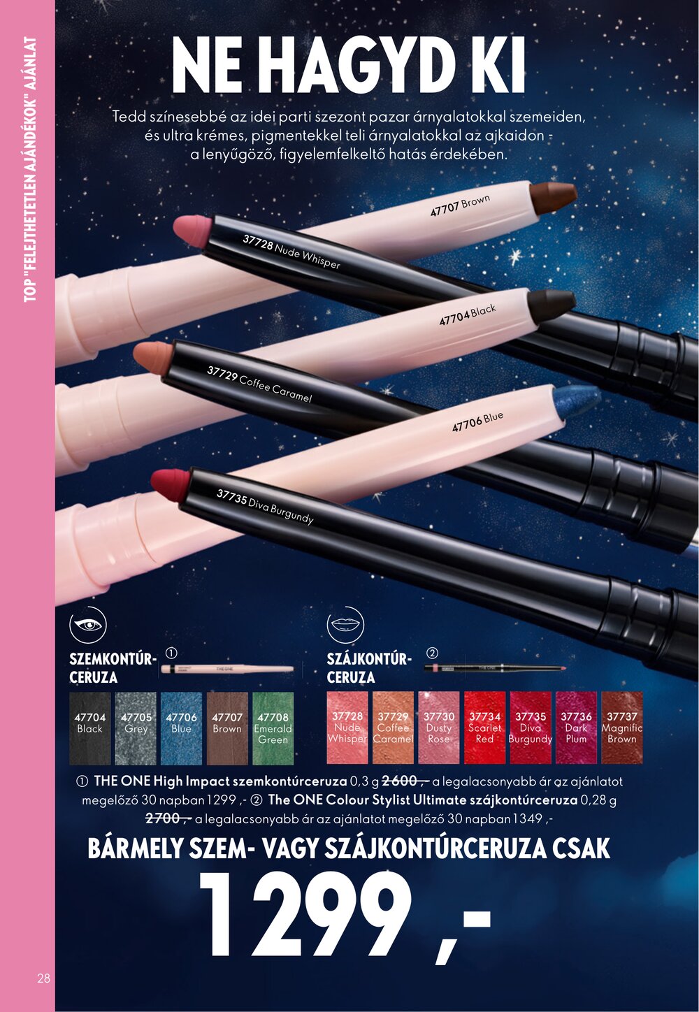 Oriflame akciós újság 2025.12.03-tól - 28. oldal.