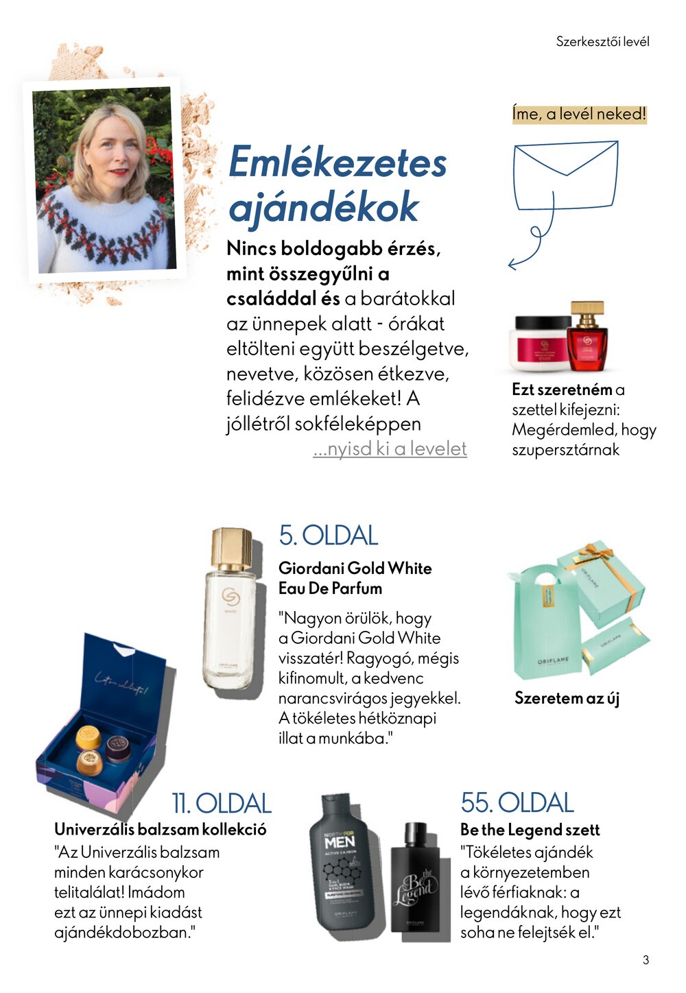 Oriflame akciós újság 2025.12.03-tól - 3. oldal.