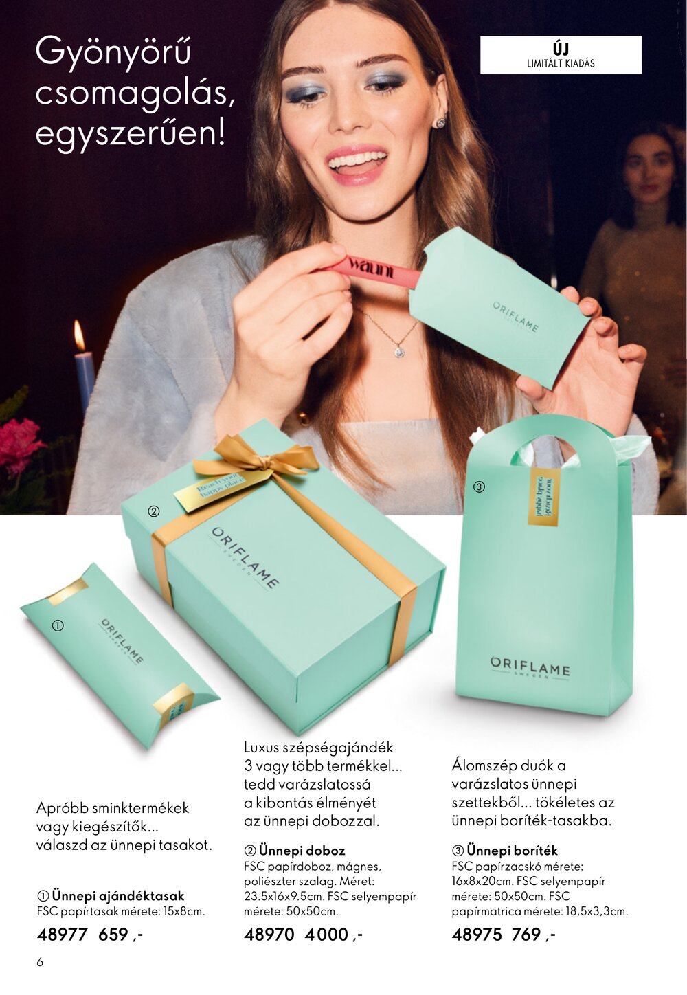 Oriflame akciós újság 2025.12.03-tól - 6. oldal.