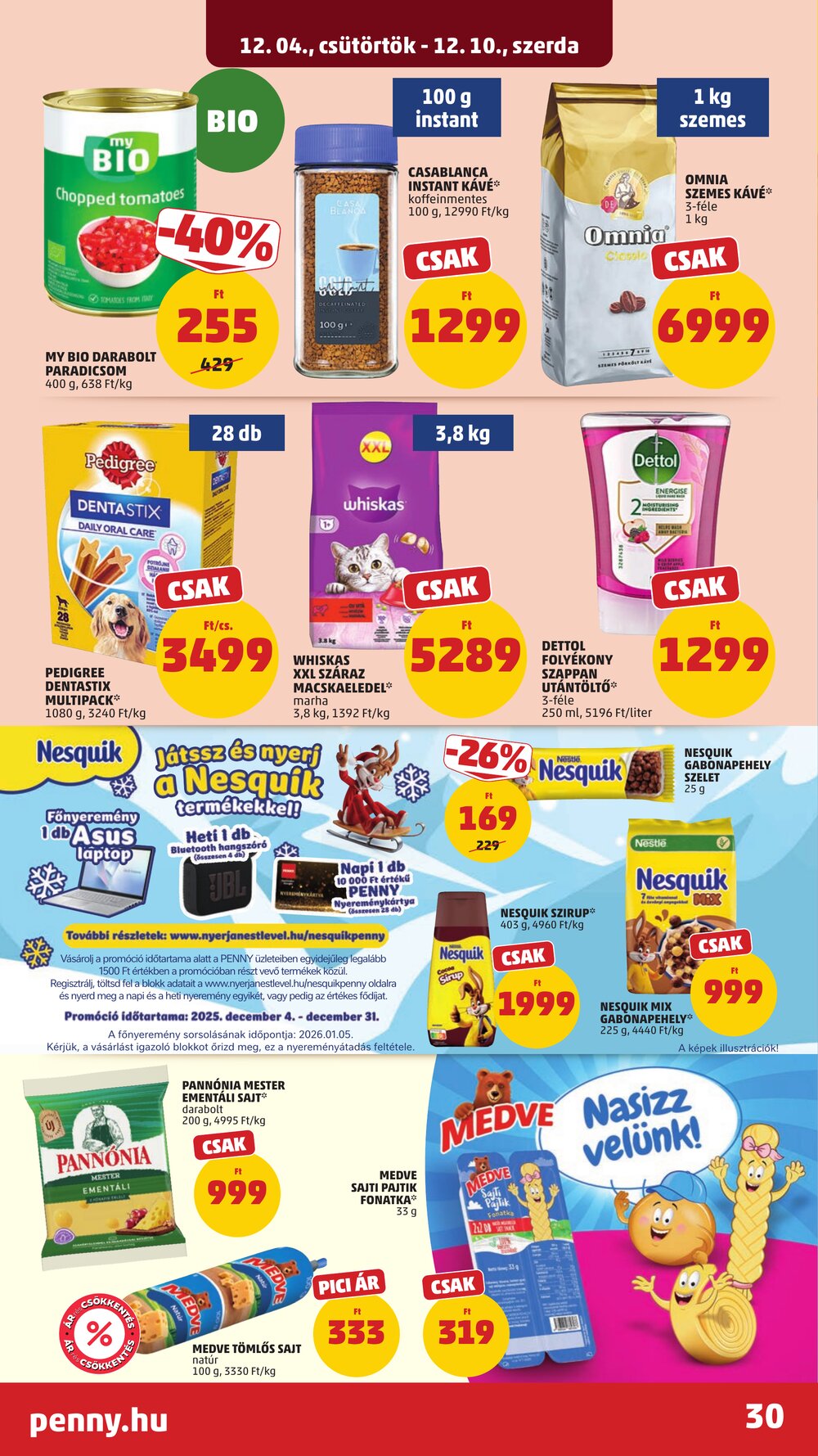 Penny Market akciós újság 2025.12.04-től - 34. oldal.