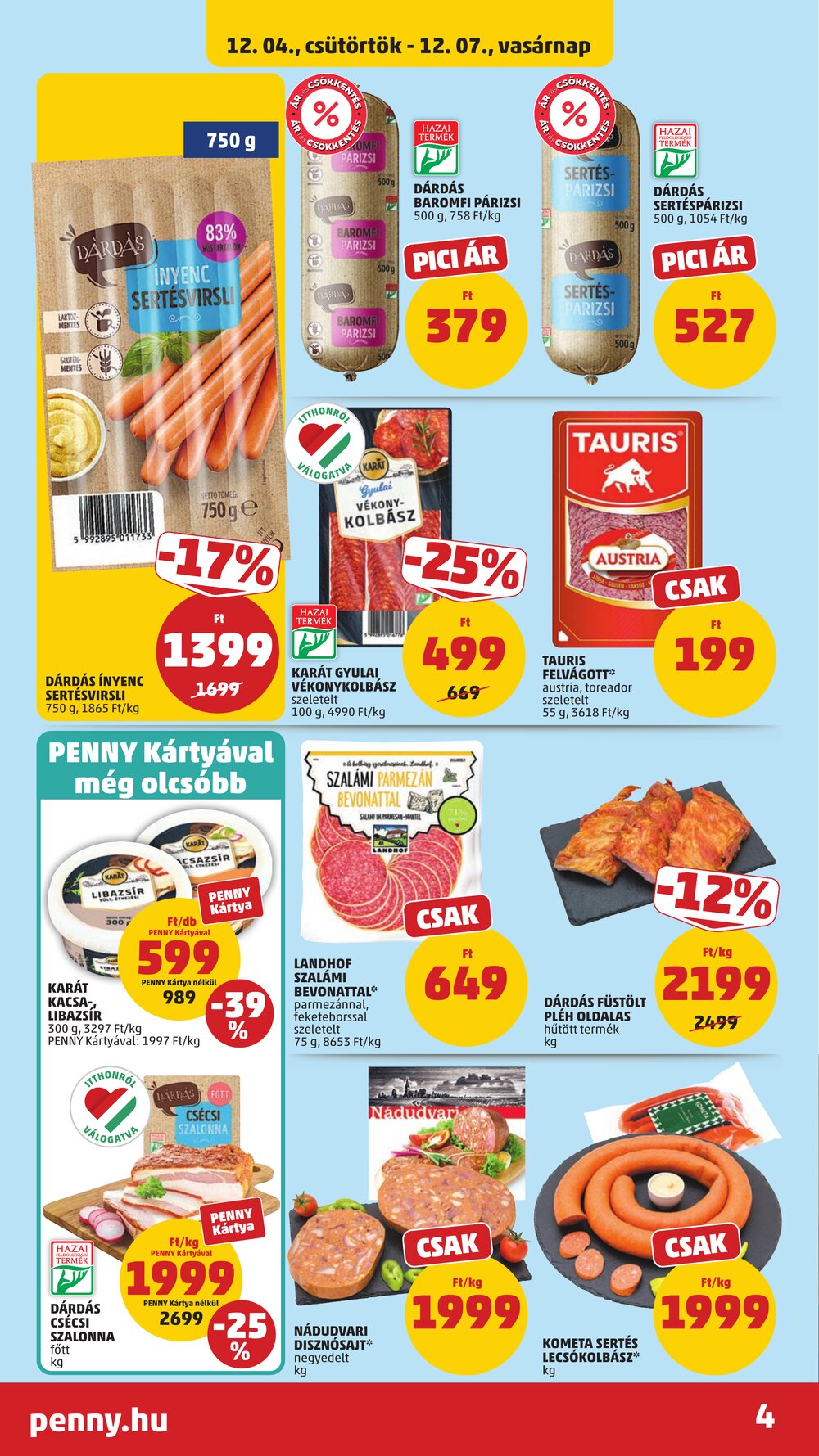 Penny Market akciós újság 2025.12.04-től - 8. oldal.