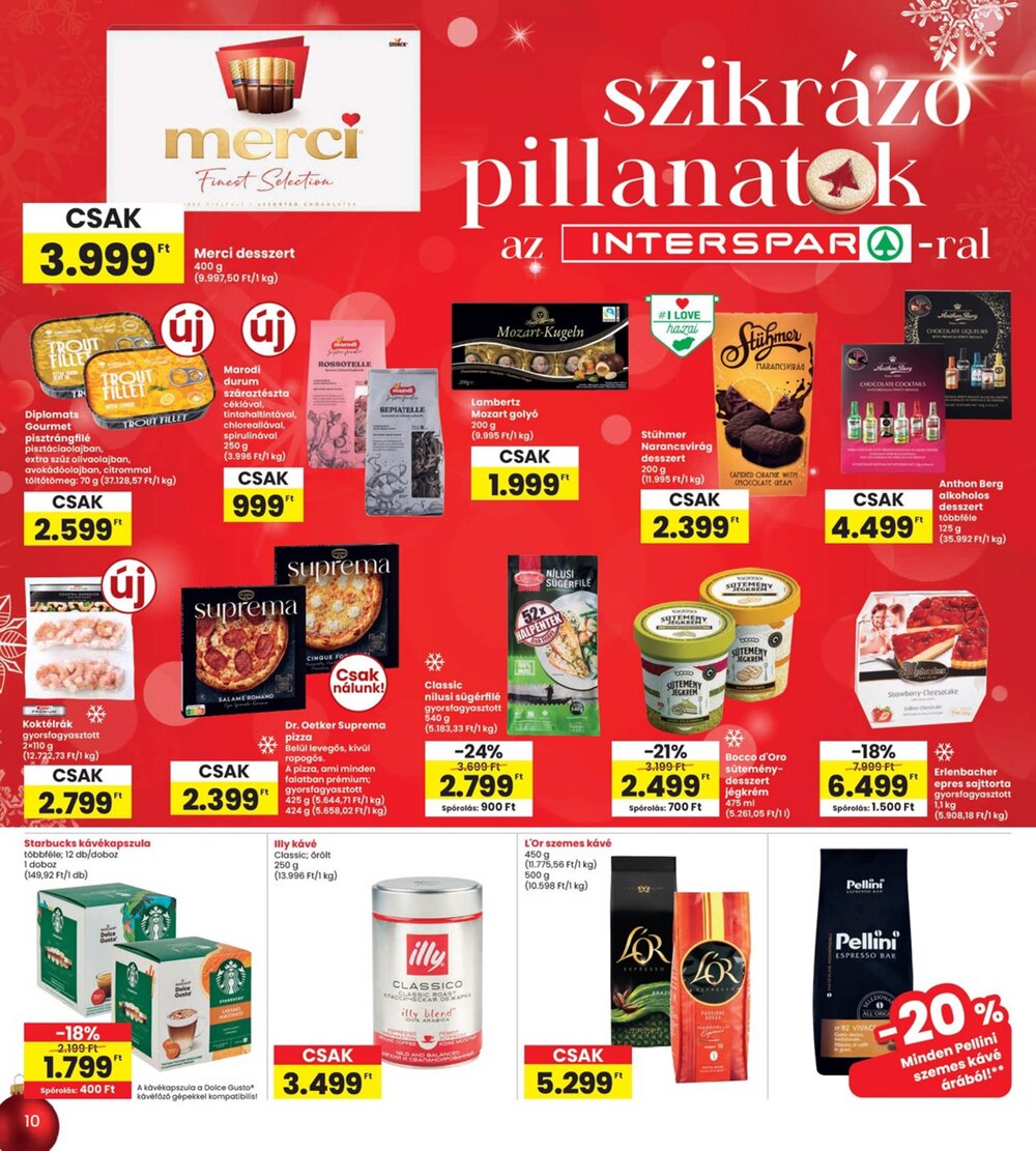 Interspar akciós újság 2025.12.04-től - 10. oldal.