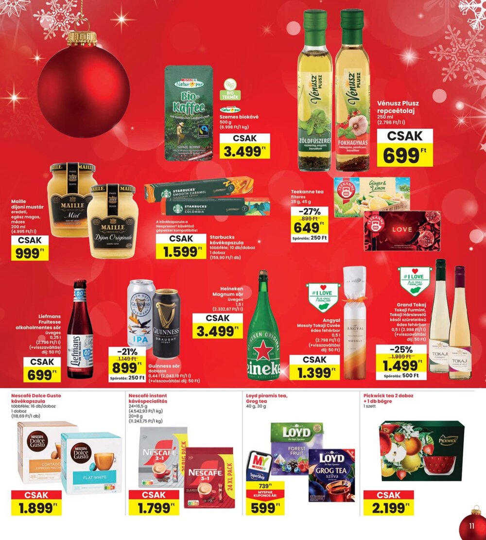 Interspar akciós újság 2025.12.04-től - 11. oldal.