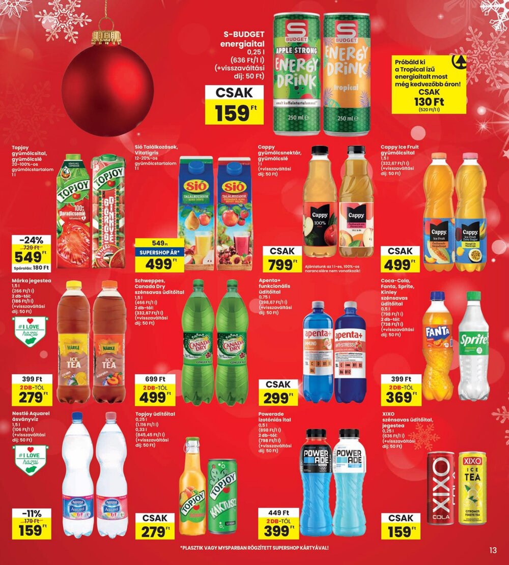 Interspar akciós újság 2025.12.04-től - 13. oldal.