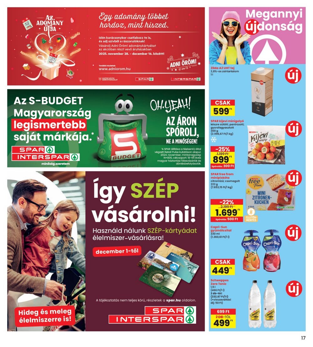 Interspar akciós újság 2025.12.04-től - 17. oldal.
