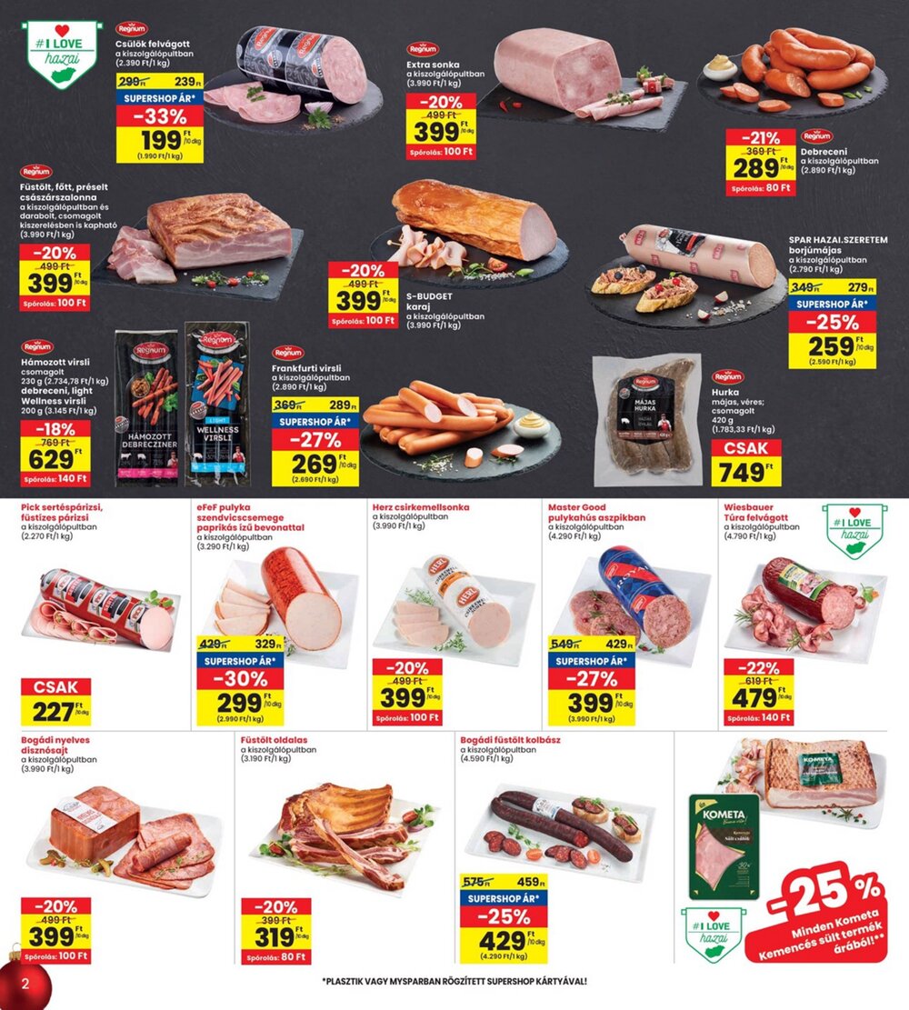 Interspar akciós újság 2025.12.04-től - 2. oldal.