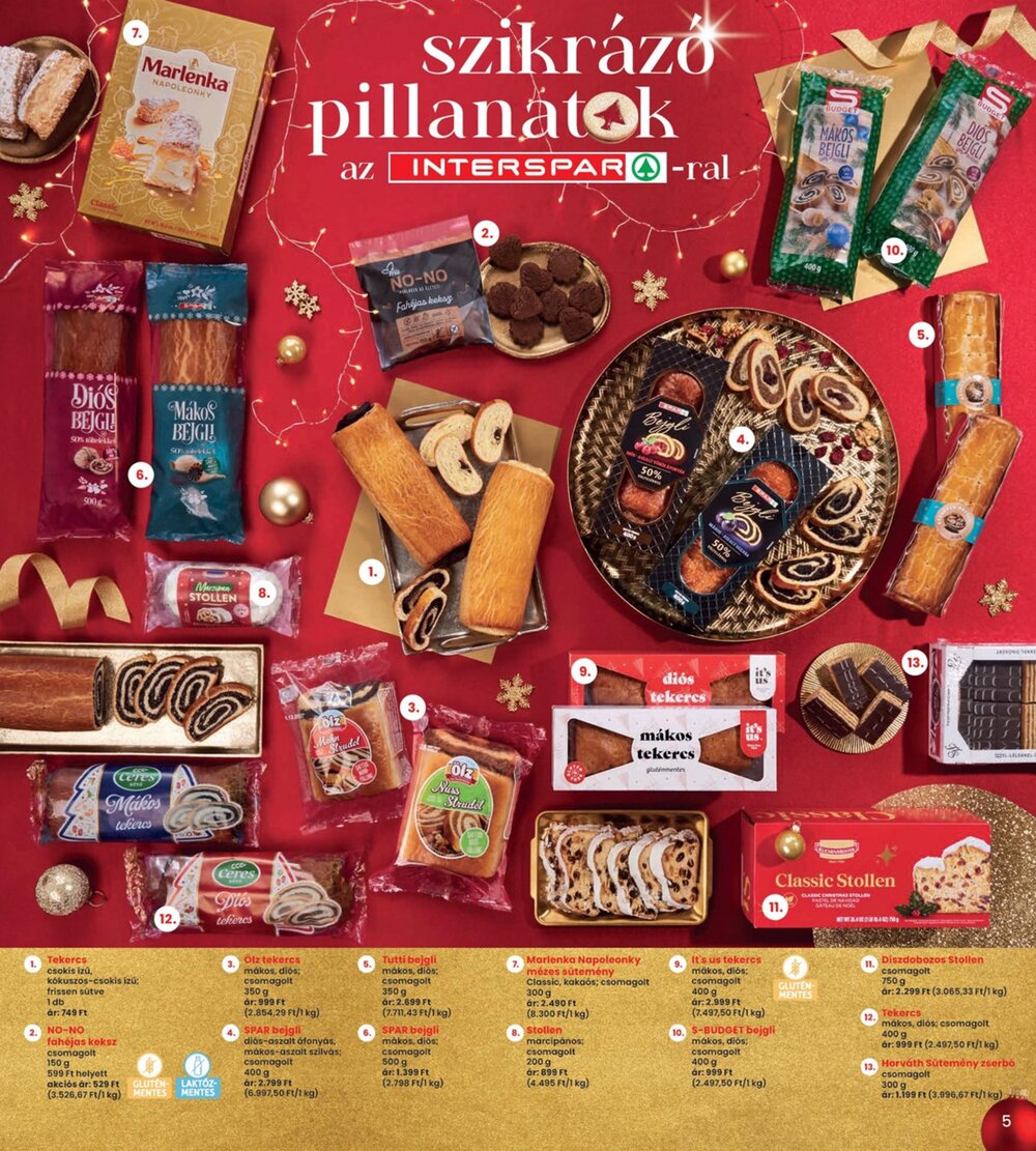 Interspar akciós újság 2025.12.04-től - 5. oldal.