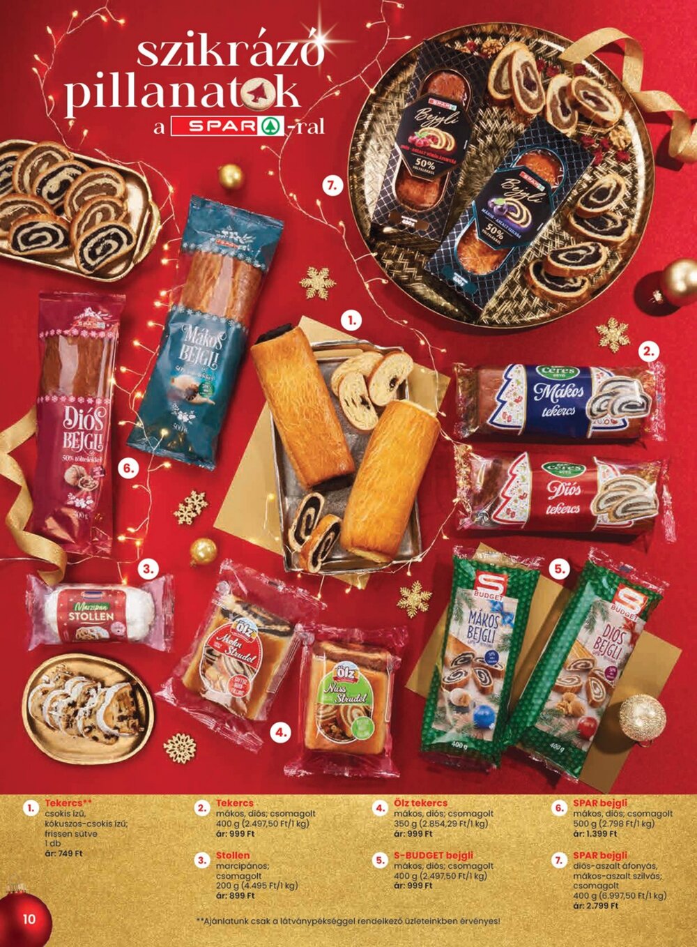 Spar akciós újság 2025.12.04-től - 10. oldal.