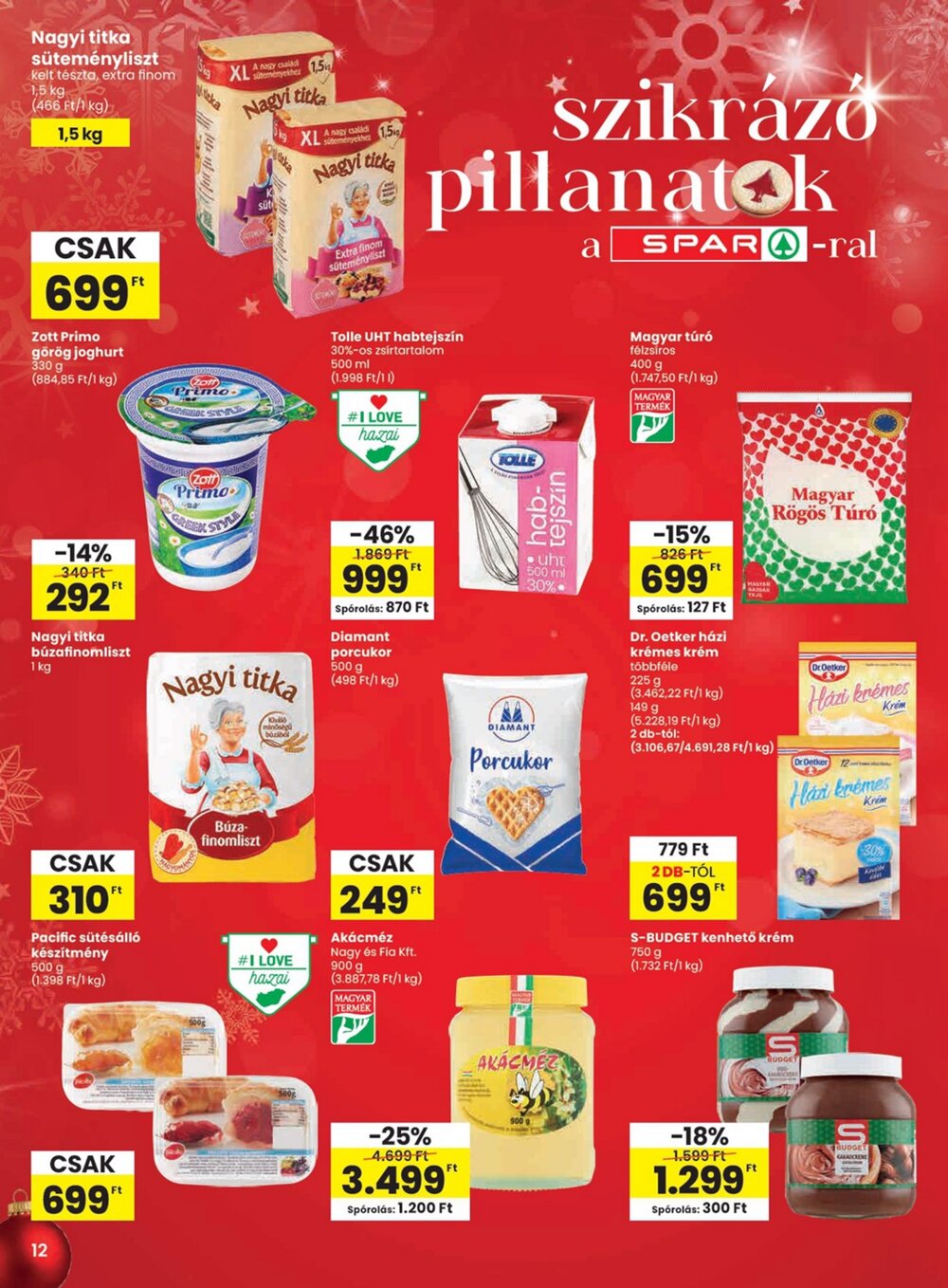Spar akciós újság 2025.12.04-től - 12. oldal.