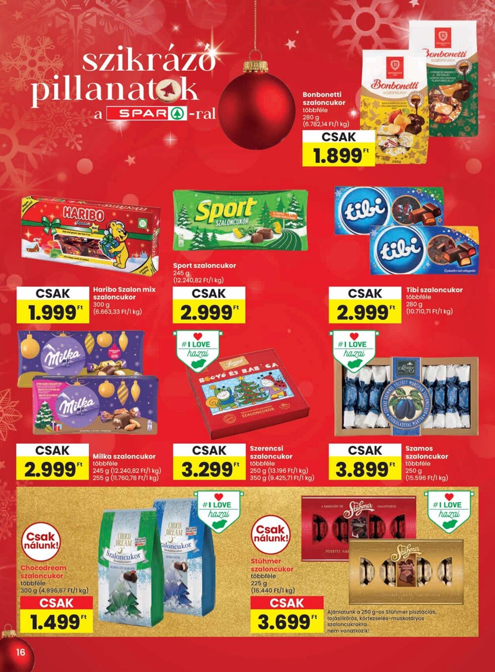 Spar akciós újság 2025.12.04-től - 16. oldal.