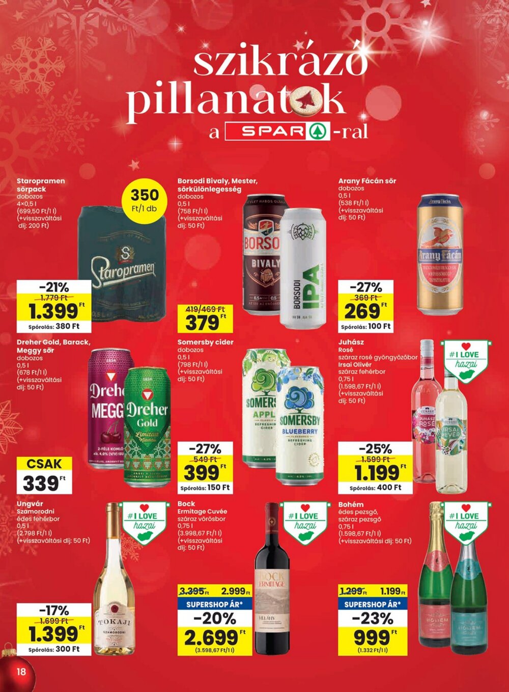 Spar akciós újság 2025.12.04-től - 18. oldal.