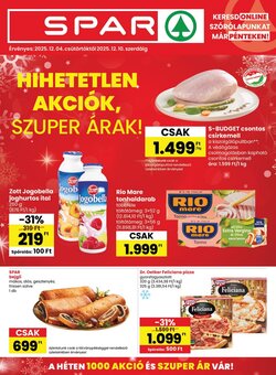 Spar akciós újság 2025.12.04-től